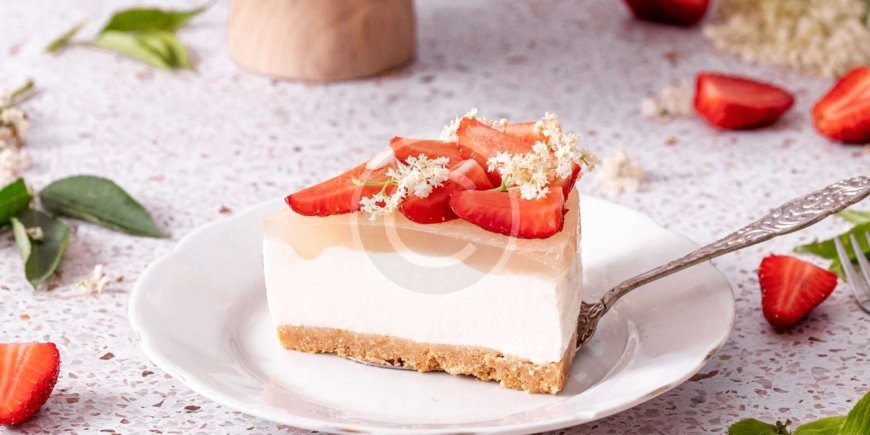 Silky and soft strawberry mousse cake for the best weekend