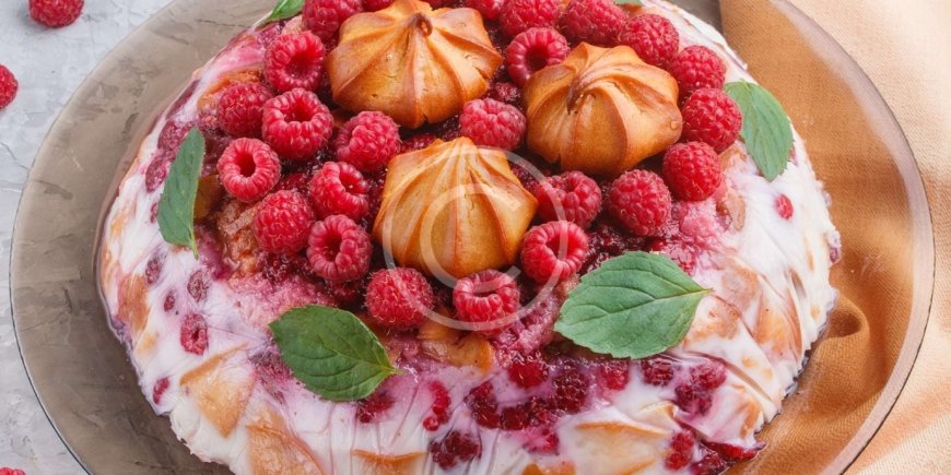 Lightweight mousse and jelly desserts with summer berries